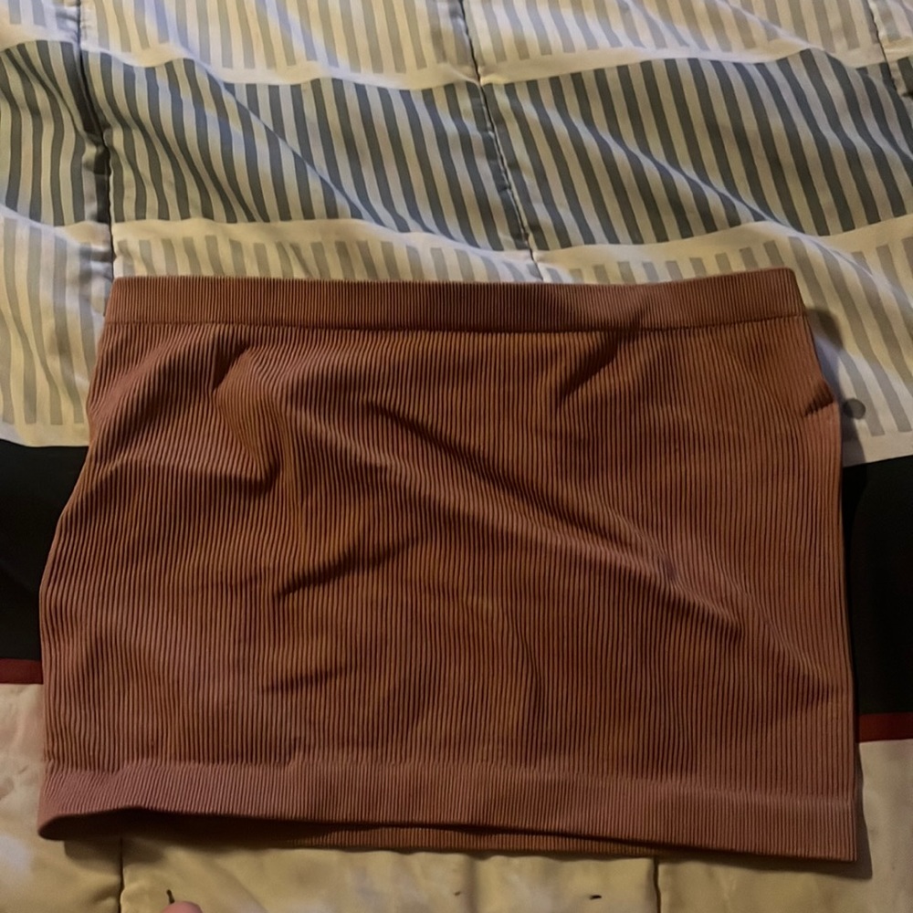 Rusted orange tube top